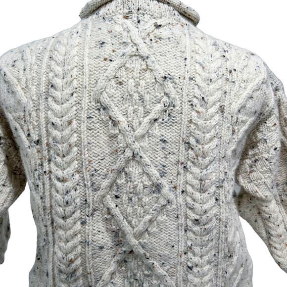 Tivoli Aran Sheepdog Sheep Vintage 90s Cable Knit Sweater Girls Size 11/13 - Picture 9 of 15